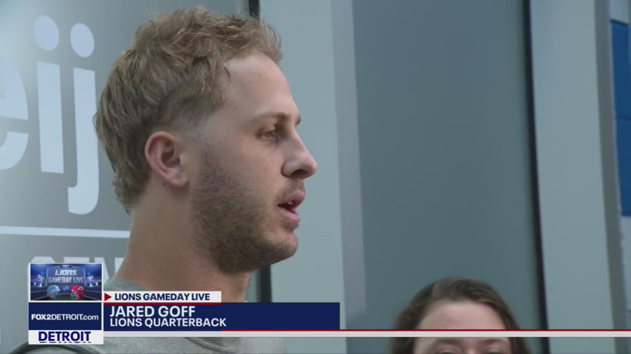 Jared Goff talks about Chris Jones, Kansas City defense ahead of Week 6 NFL matchup