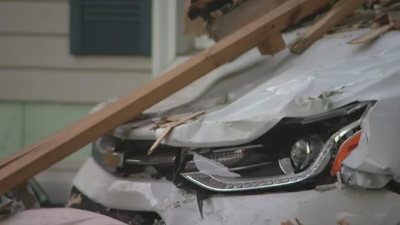 Child hurt when SUV smashes through home