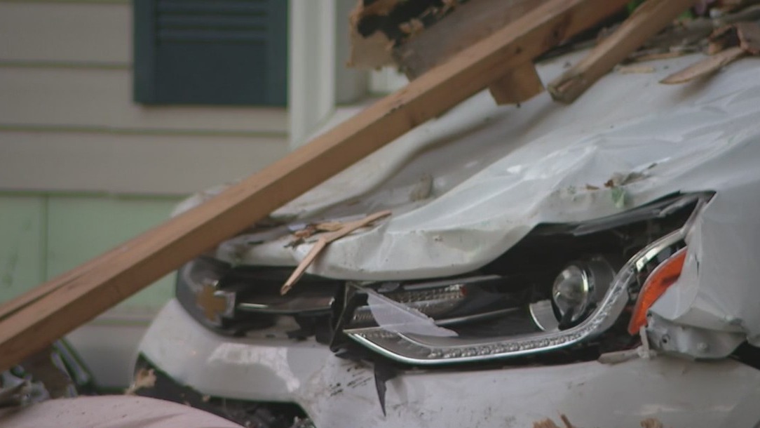 Child hurt when SUV smashes through home