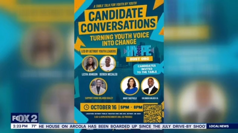 Local youth host table talk with mayoral candidates