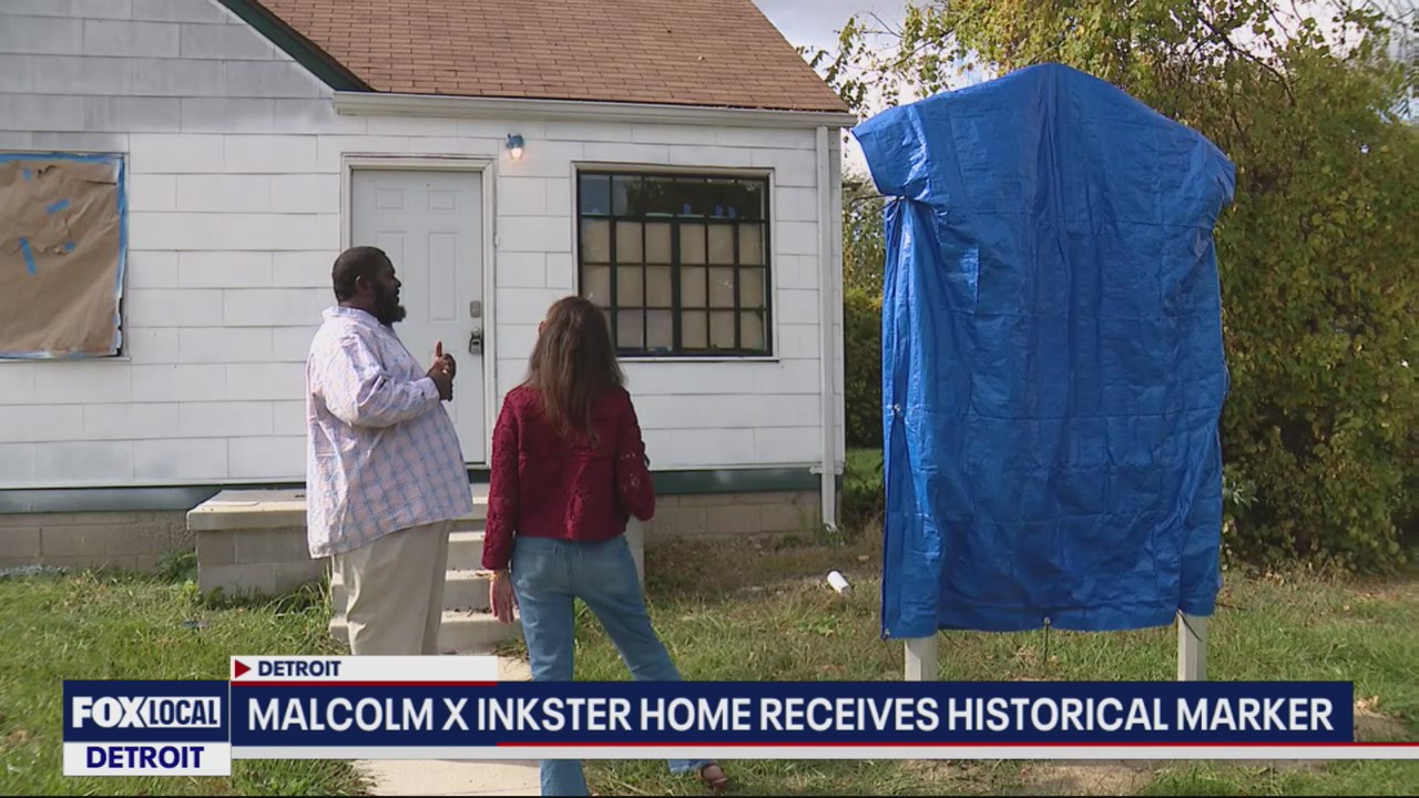 Restoration nears end on Malcolm X's Inkster home with new historical marker