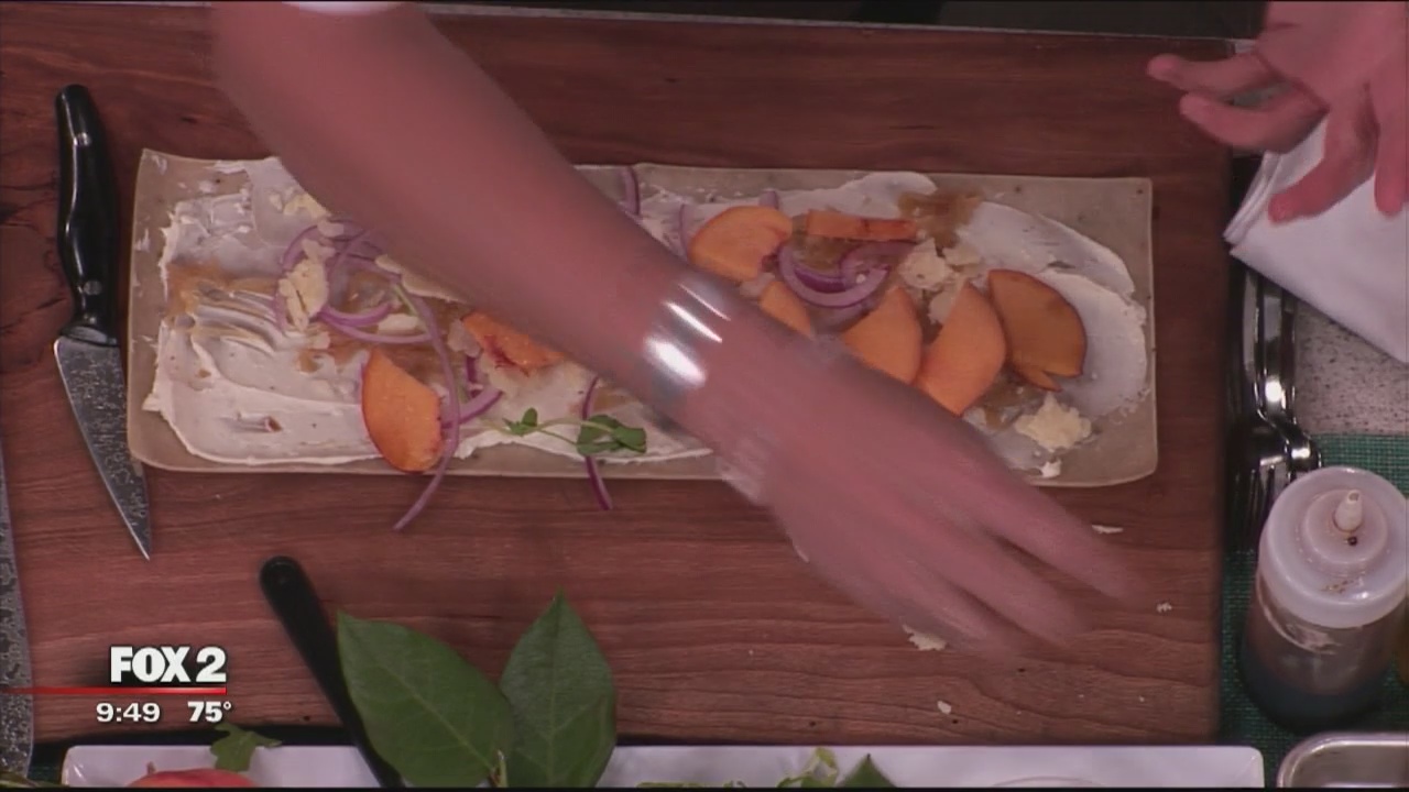 How to infuse peaches into a early fall menu