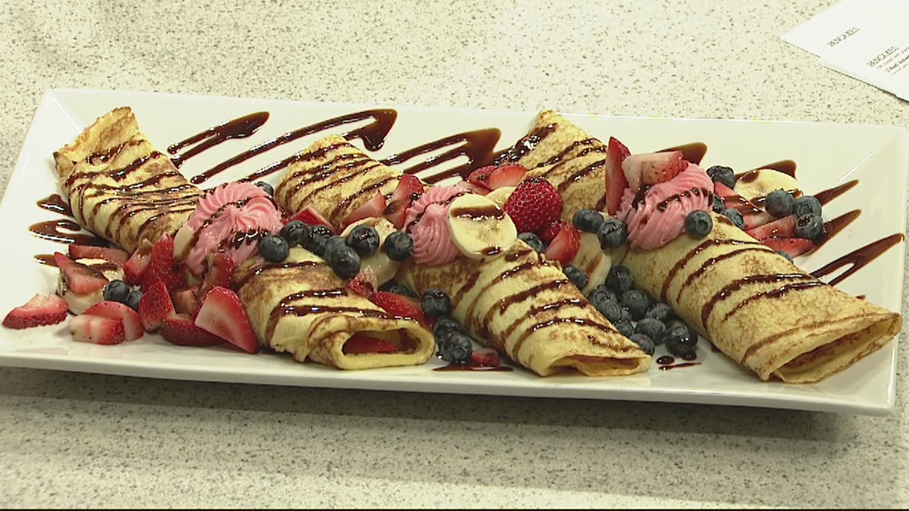 Making crepes with Jagged Fork