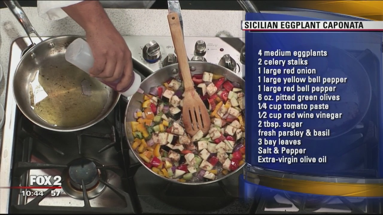 Sicilian Eggplant Caponata with Caf? Cortina