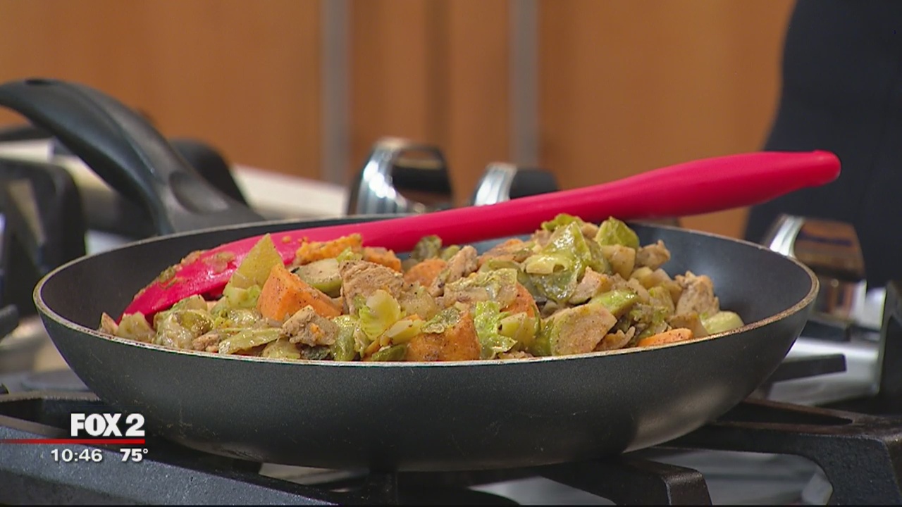 This one-pan dinner includes all of your fave fall produce