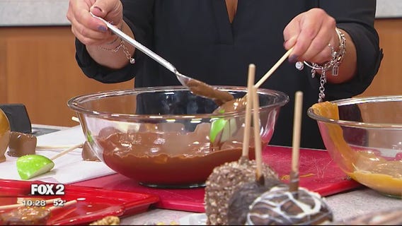 Ingram's Candies' gourmet caramel chocolate apples