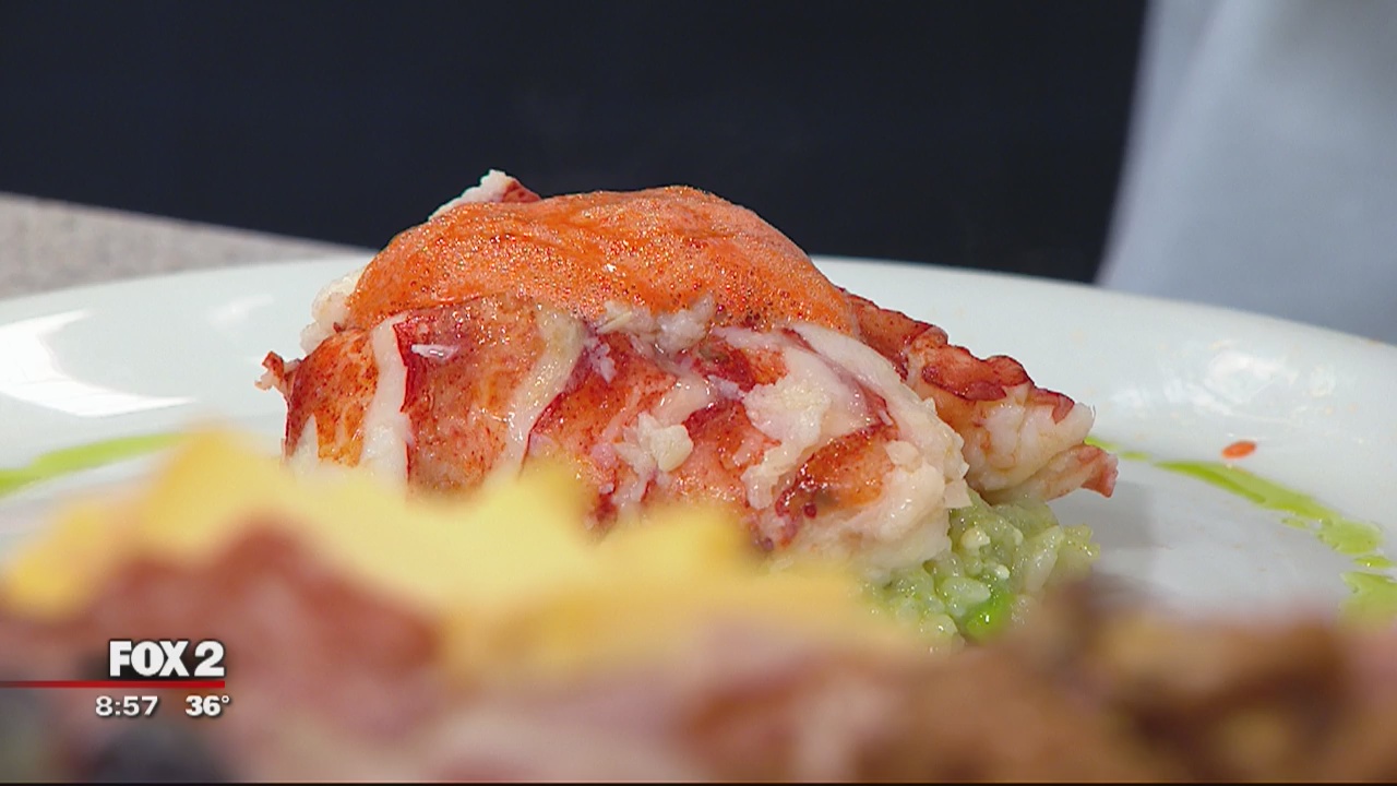 Sous vide lobster at Prism