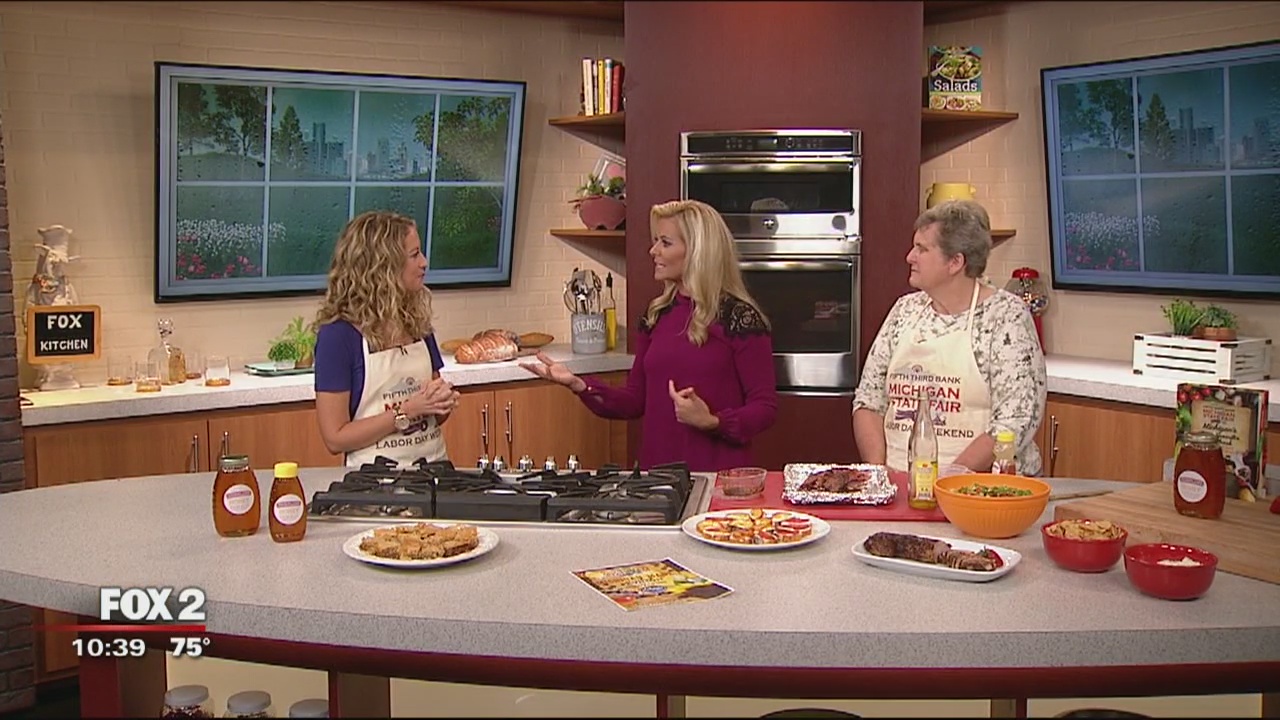 Cooking with honey from Maybury Farm in Northville