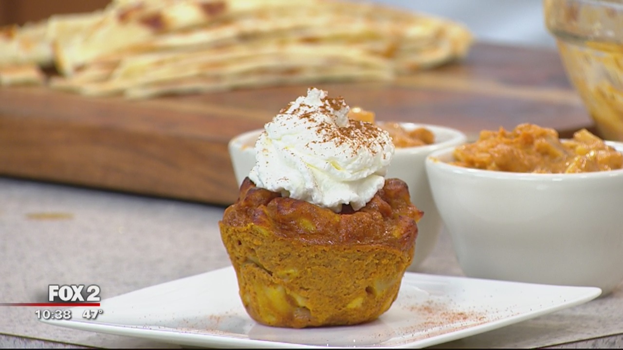 Olga's bringing back its pumpkin spice bread pudding