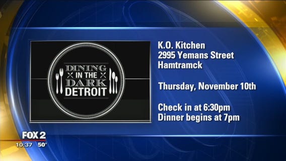 Dining in the Dark Nov. 10