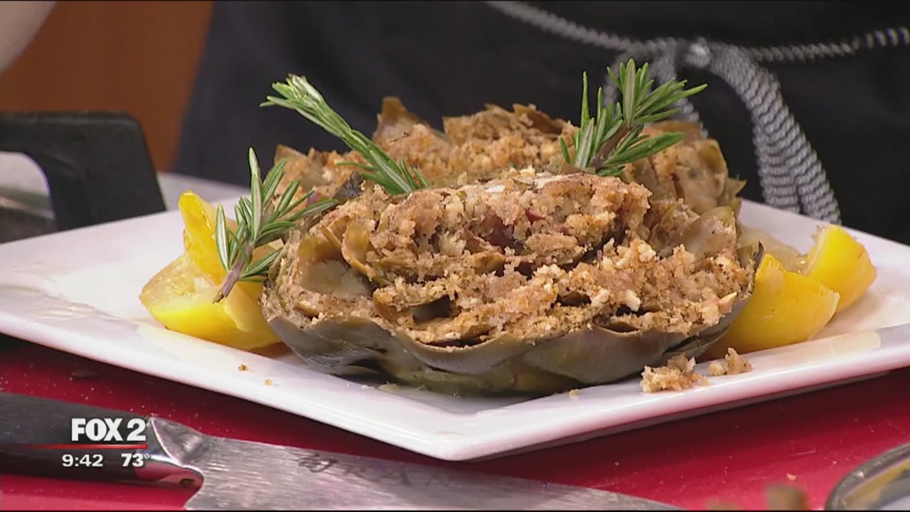Chef Bobby's stuffed artichokes recipe