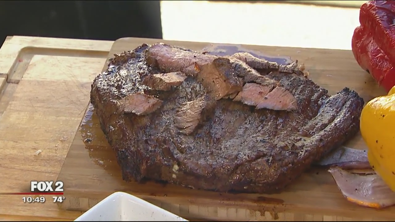 Chef Bobby's tutorial on spicy flank steak