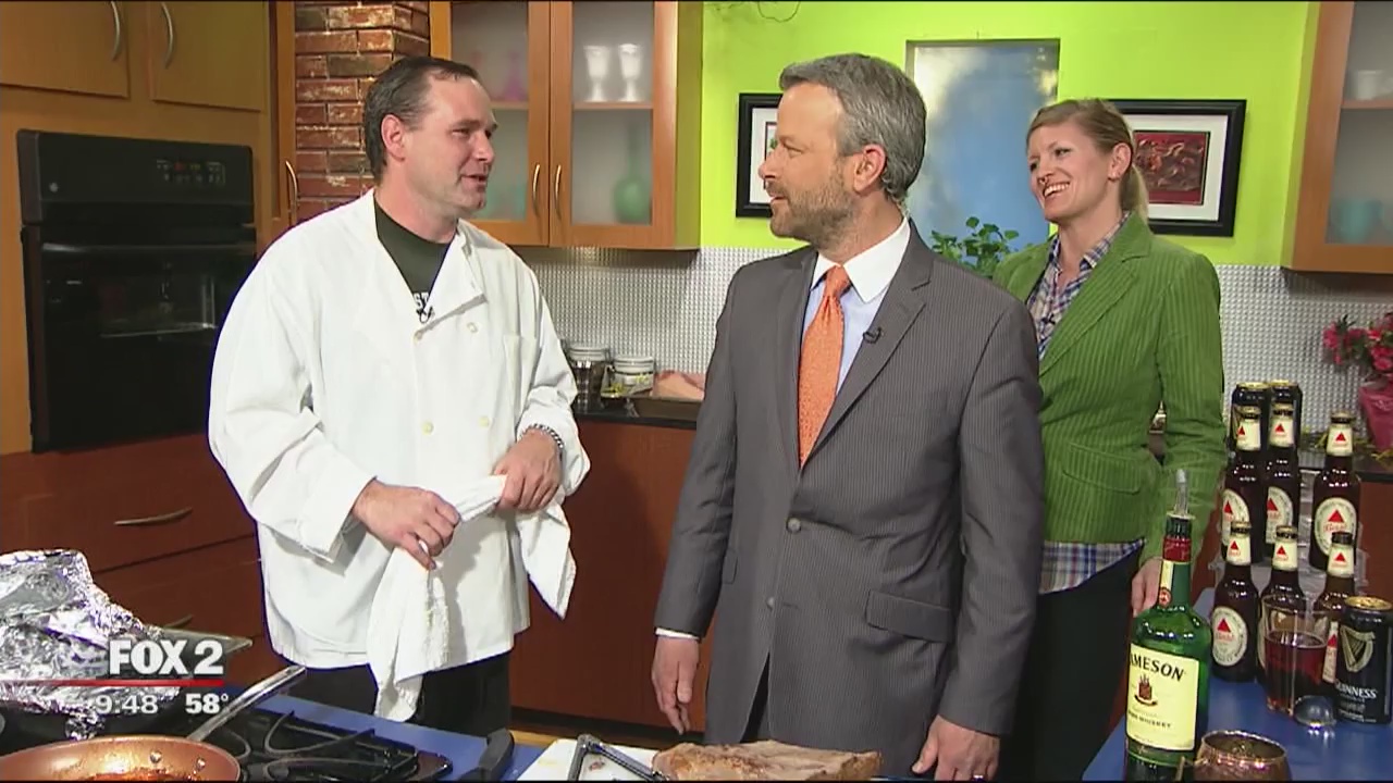 Braised brisket atop deep-fried mac 'n' cheese from O'Mara's