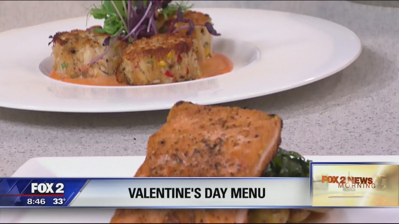 Valentine's Day menu at Prism