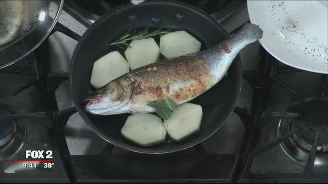 Trattoria Da Luigi's pan-roasted branzino recipe
