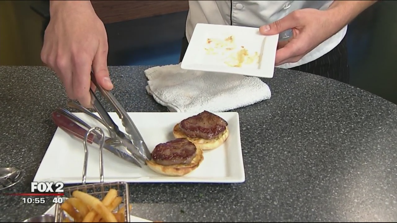 Terry's Terrace's filet mignon benedict