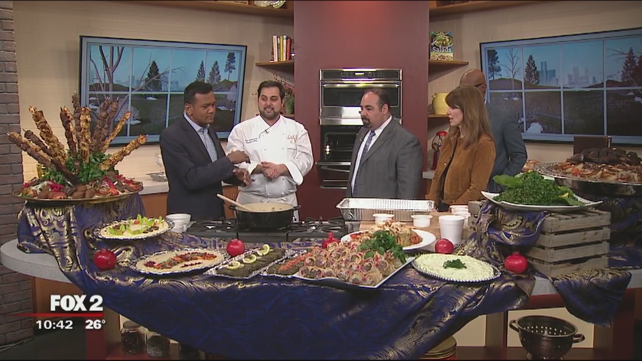 Slow-roasted leg of lamb recipe from La Saj Lebanese Bistro
