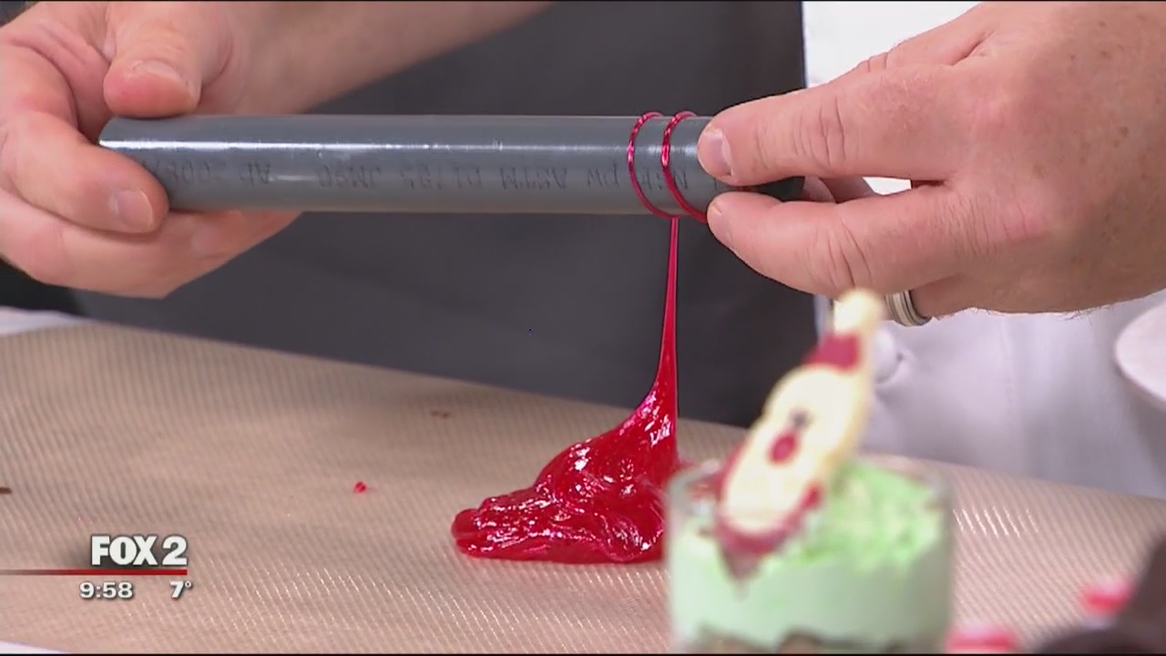 Have you ever seen someone make a candy slinky? Watch this Detroit chef