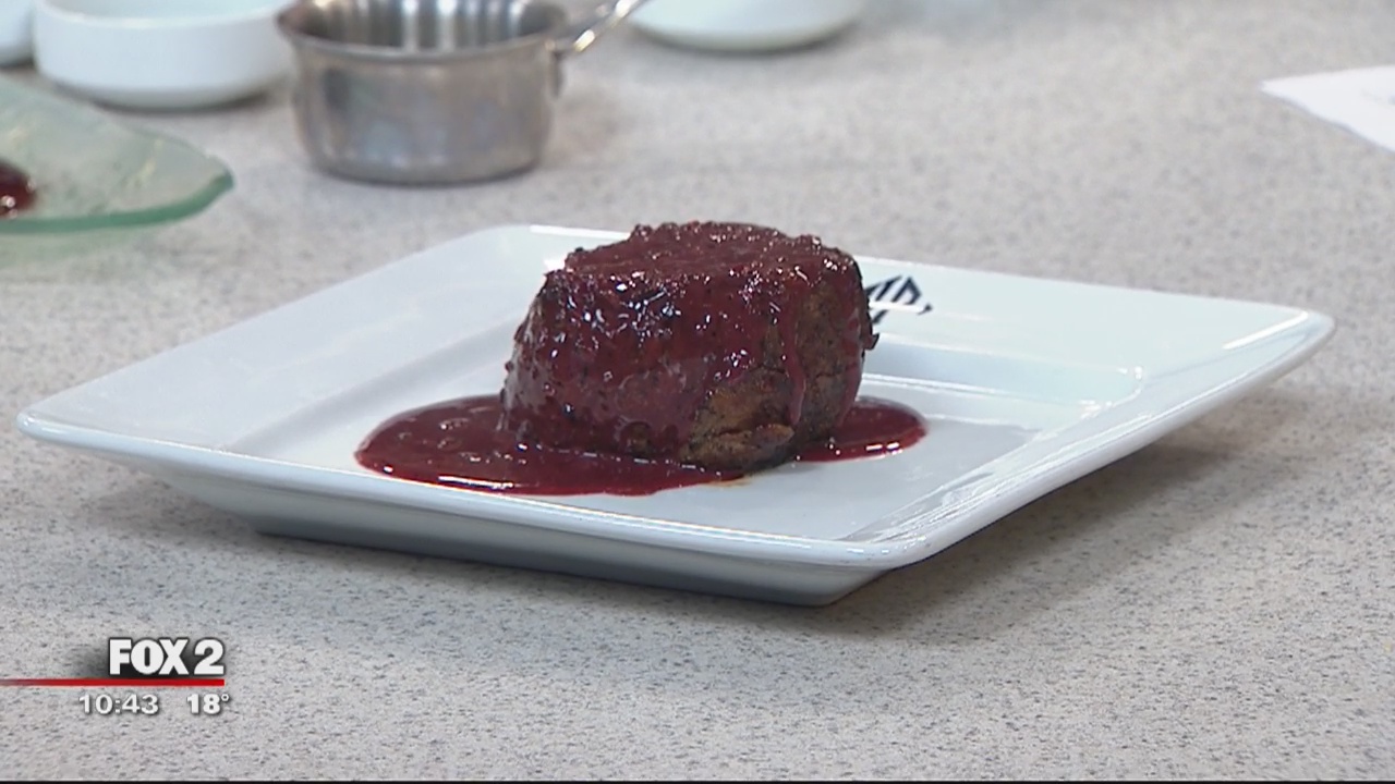 Cooking steak with Hyde Park for Valentine's Day