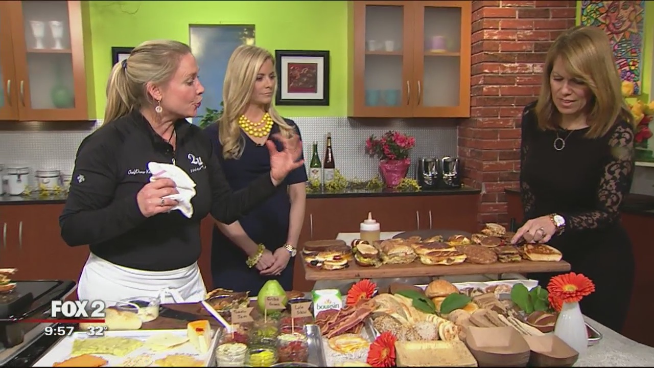 Make-your-own grilled cheese party ideas