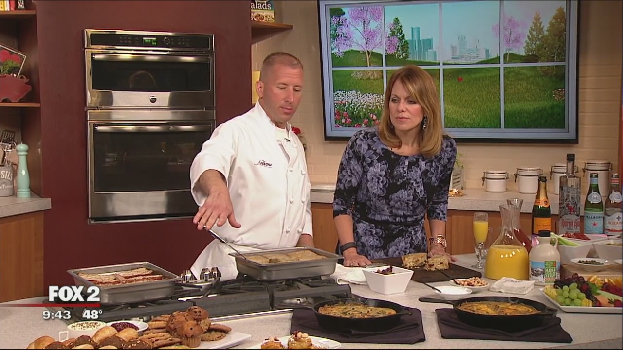 Andiamo's french toast strata