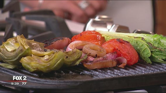 Western Market's recipes for lamb loins and Mediterranean salad