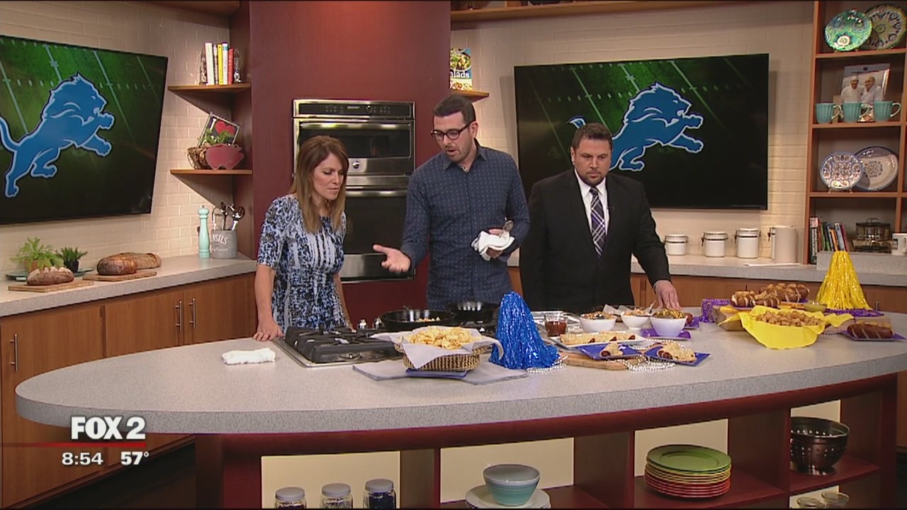 The Lions vs. Vikings: hot dog style