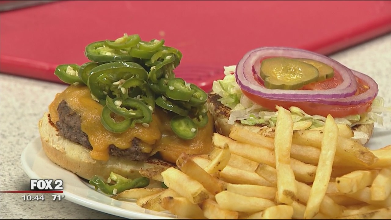 The Rusty Bucket's green chili burger recipe