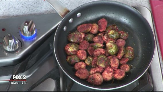 Rock City Eatery's spicy roasted brussel sprouts