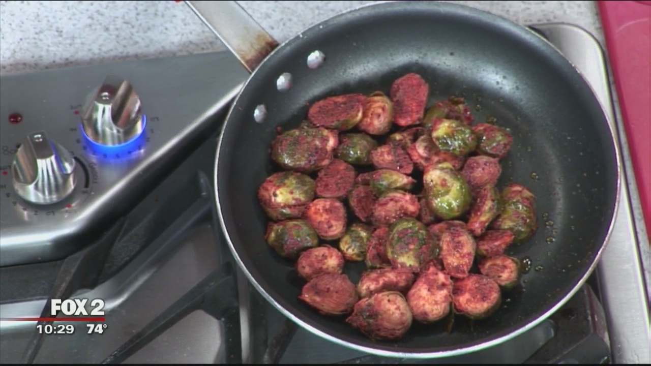 Rock City Eatery's spicy roasted brussel sprouts