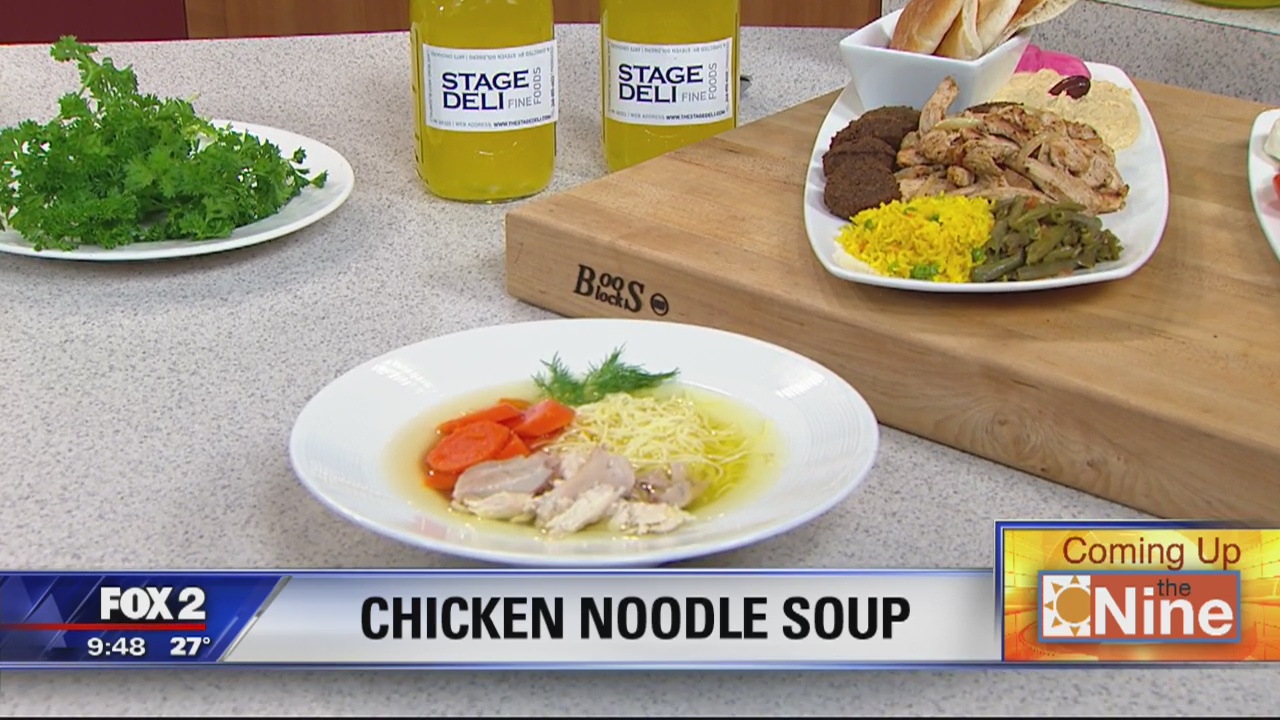 The perfect chicken noodle soup from Stage Deli