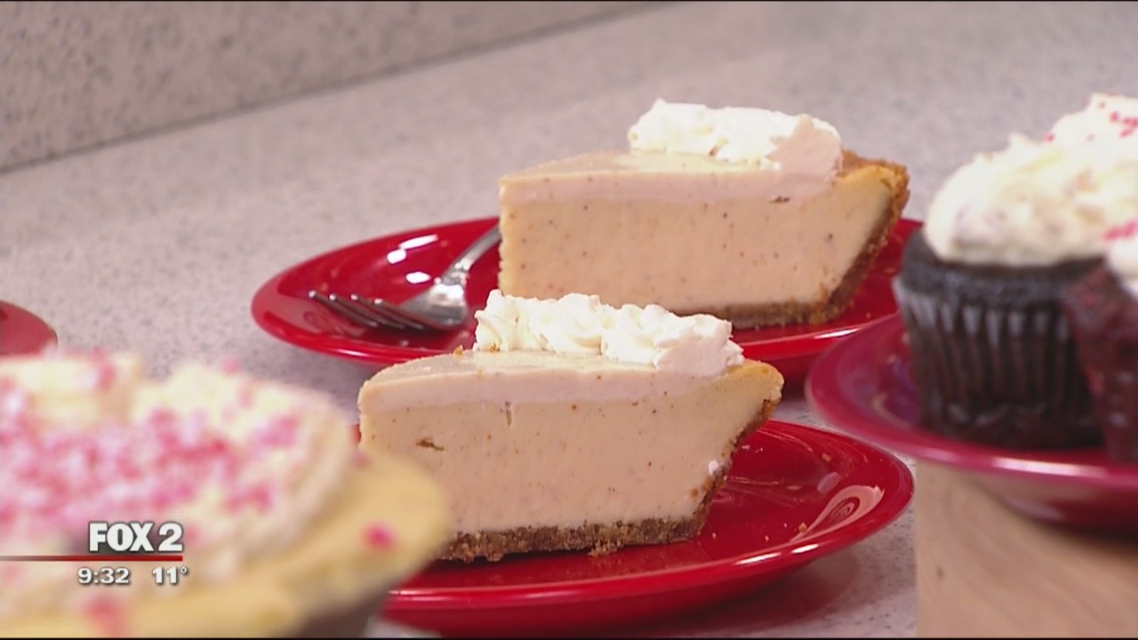 Peteet's Cheesecake's eggnog cheesecake recipe