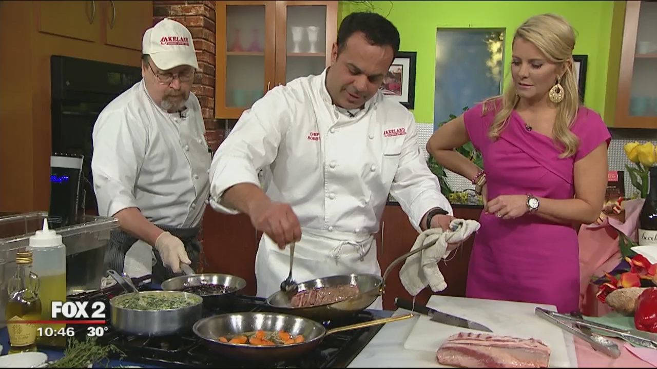 Chef Bobby's Easter rack of lamb