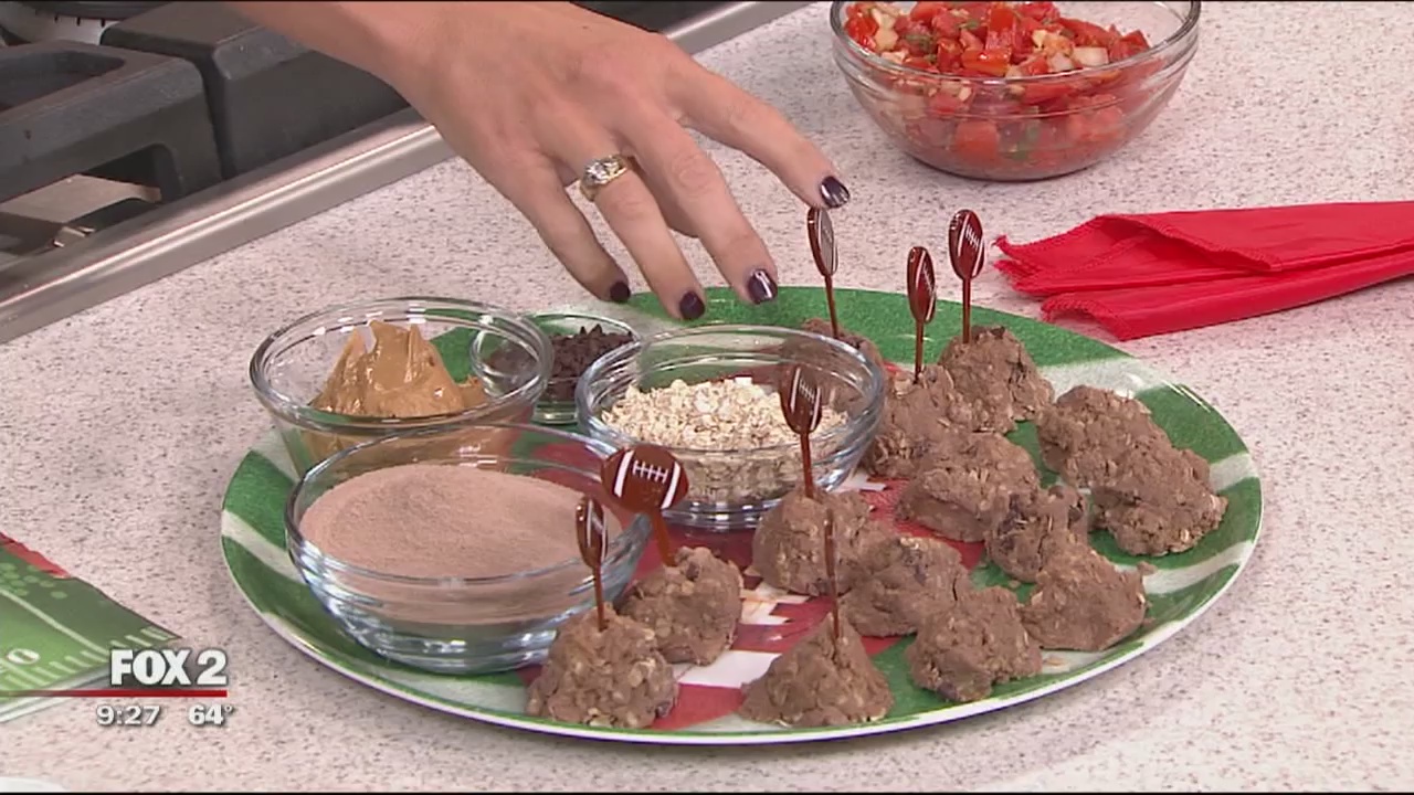 Healthy tailgating with no-bake protein balls