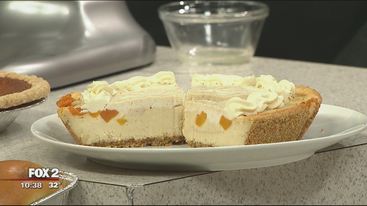 Peach cobbler cheesecake from Peteet's