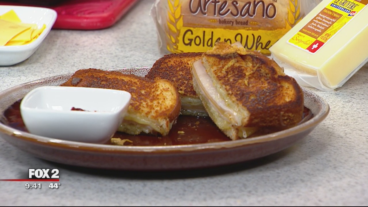 Drunken Rooster food truck prepares turkey grilled cheese