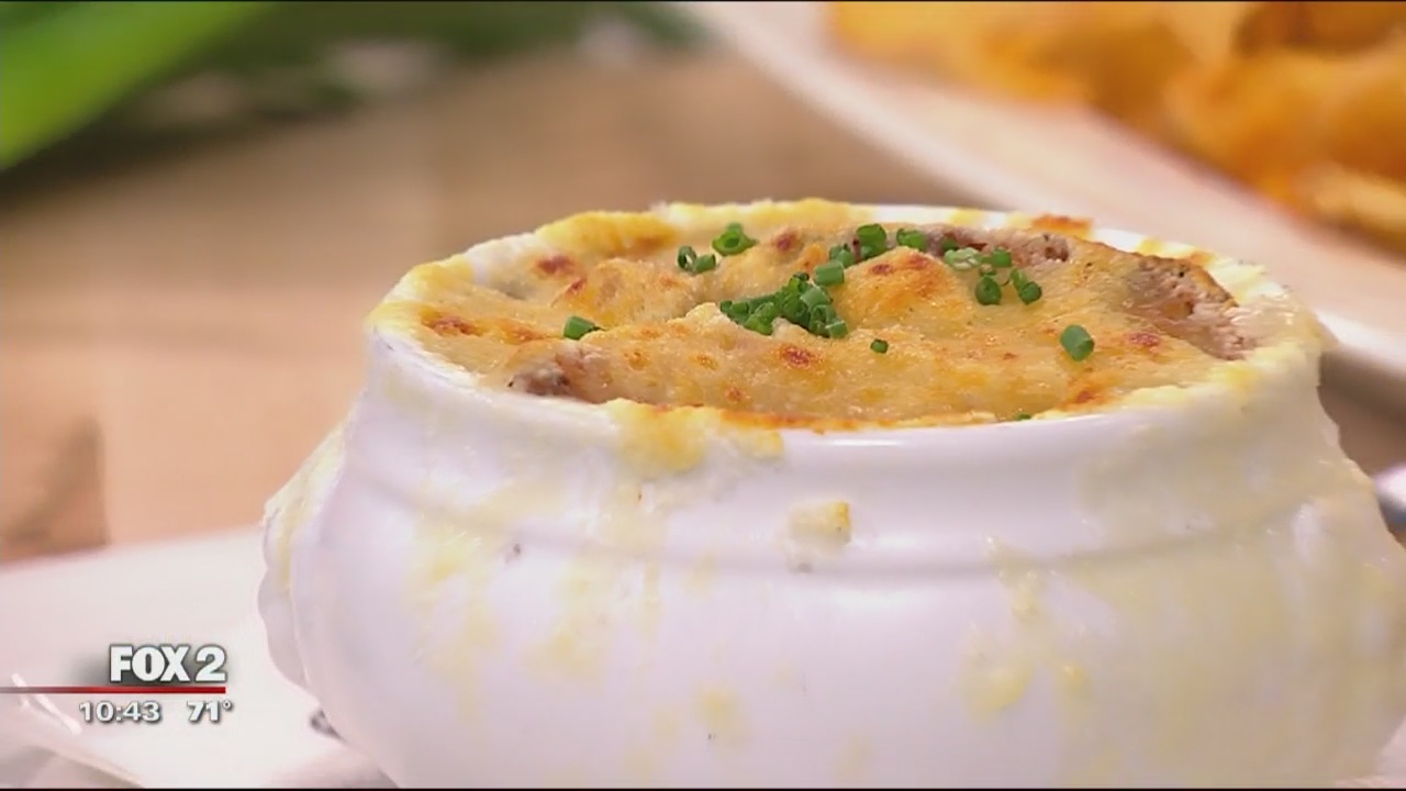 Karl's Cabin's caramelized onion dip