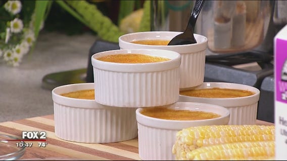 Nino Salvaggio's sweet corn custard recipe