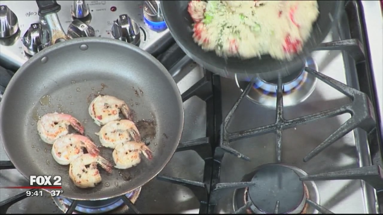 Benstein Grille's grilled shrimp dinner recipe