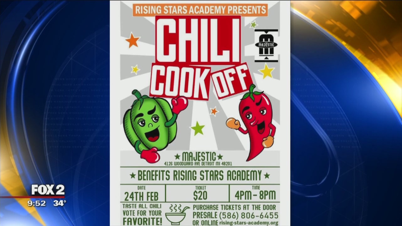 Chili Cook Off Benefiting Rising Stars Academy is Feb. 24