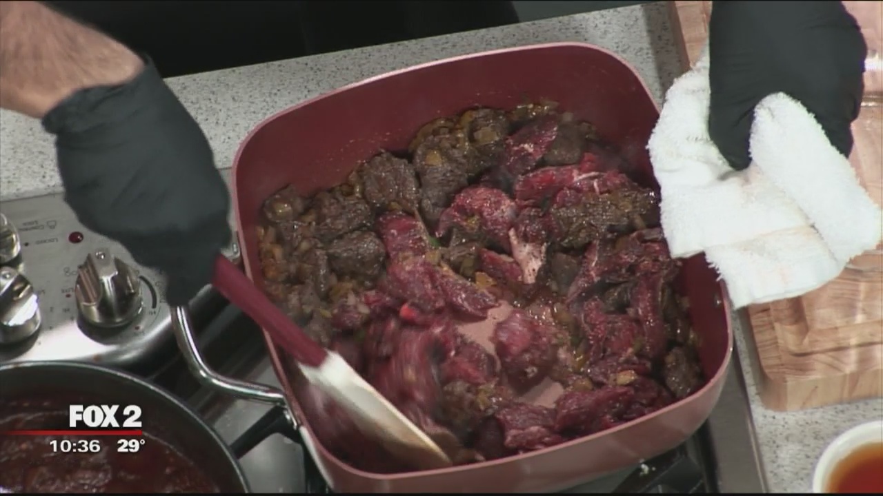 Super Bowl sirloin chili with Mortons