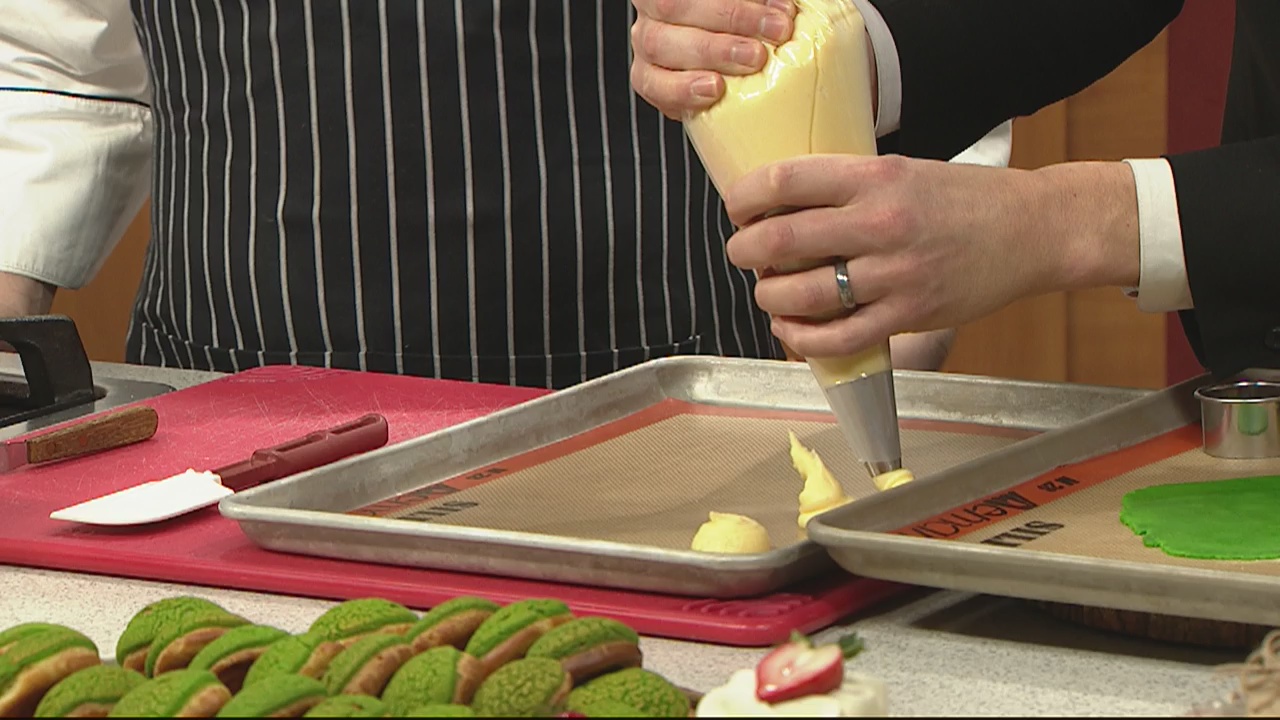 Making a croquembouche with White Wolf Japanese Patisserie