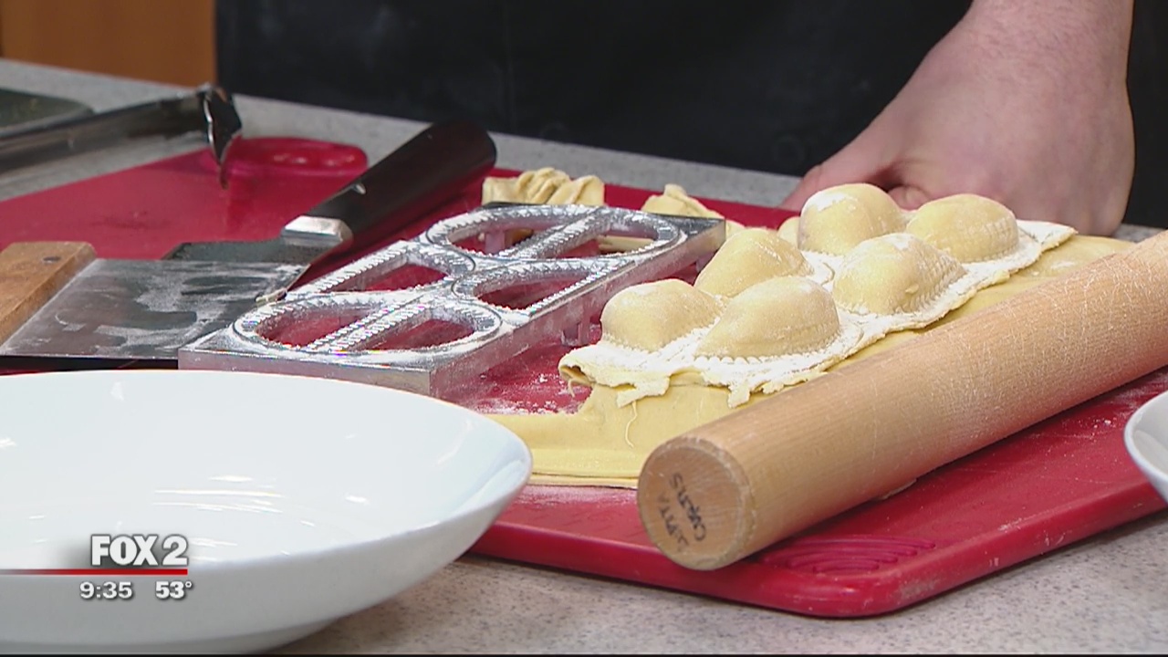 Parker's Hilltop Brewery's prime rib pierogies