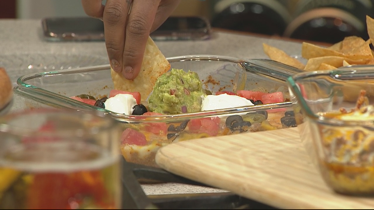 Making Game Day snacks with Bubba 33