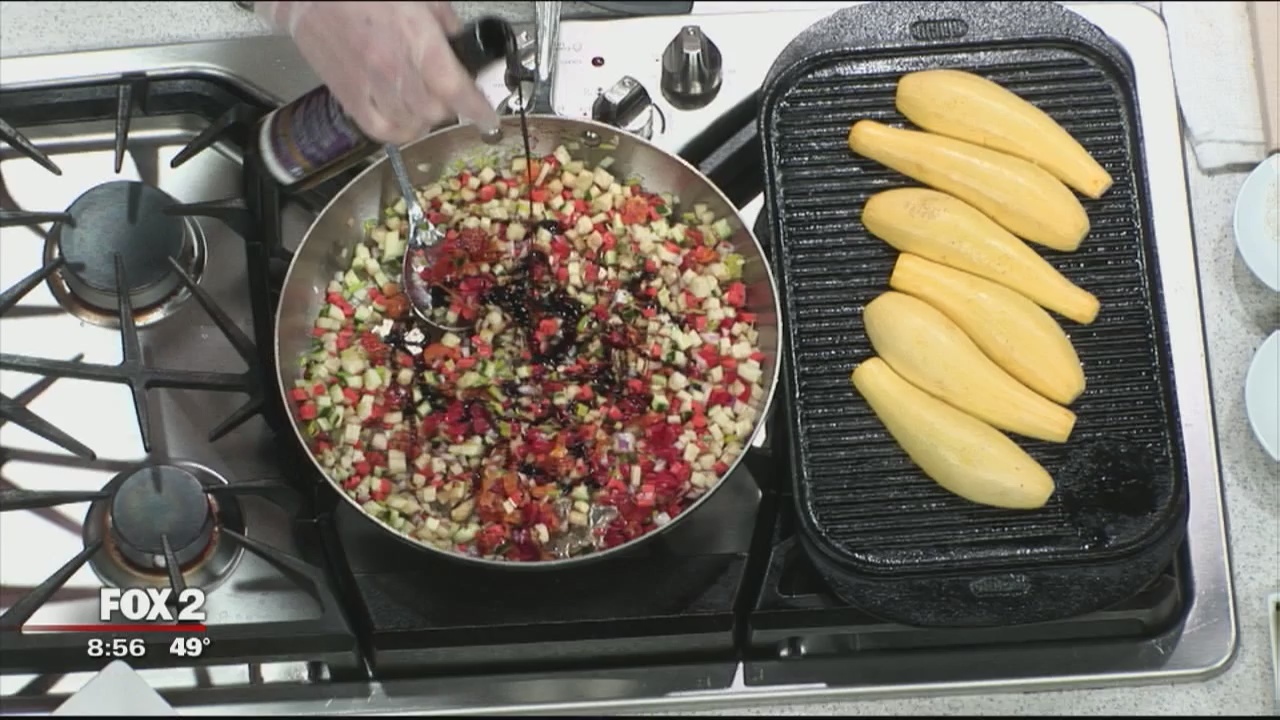 Cooking spring squash with Andiamo