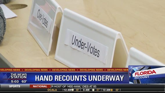 Manual recount moving quickly?in Central Florida