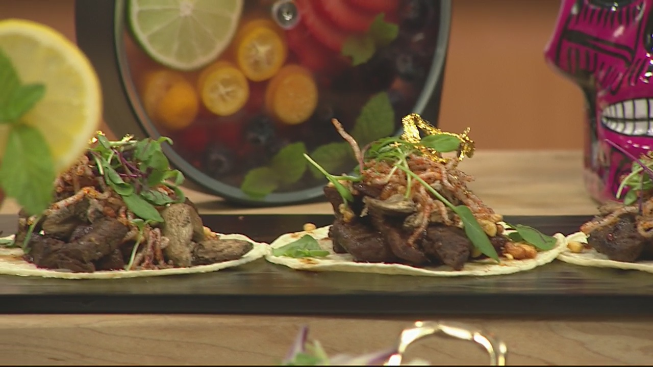 Surf and turf tacos for Valentine's Day