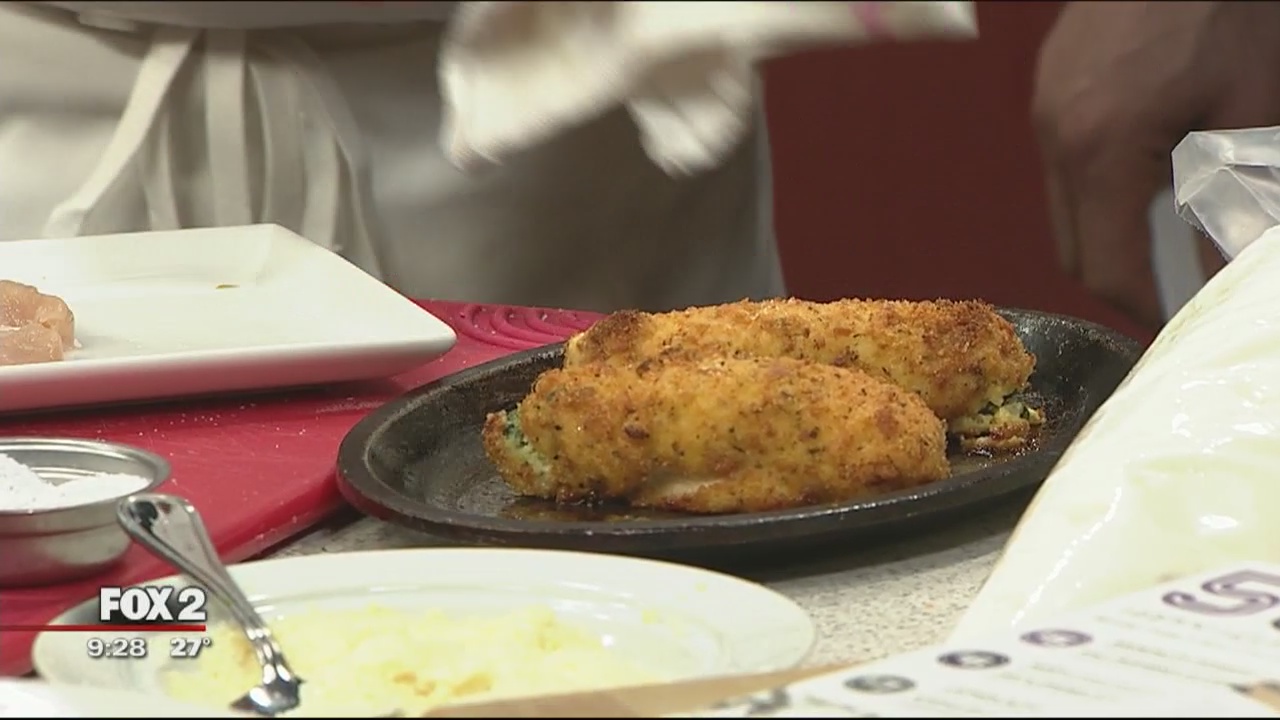 Stuffed chicken involtini with Andiamo