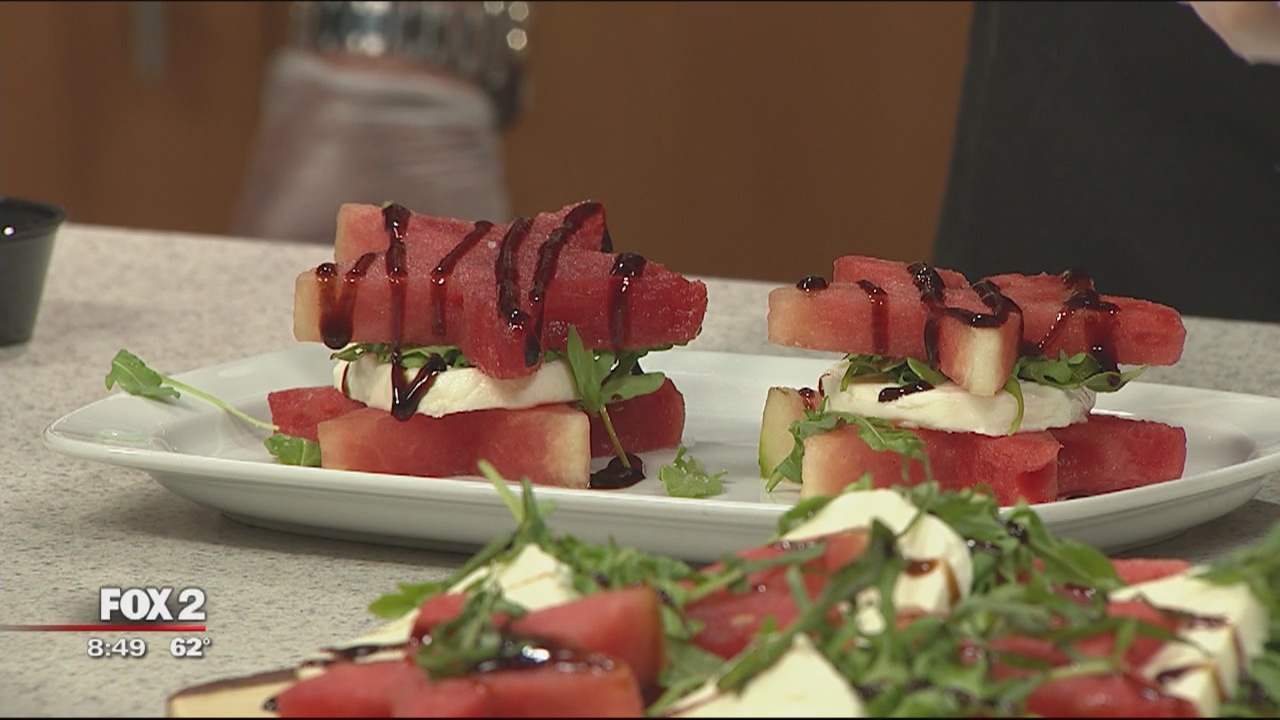 Summer watermelon salad with Sajo's