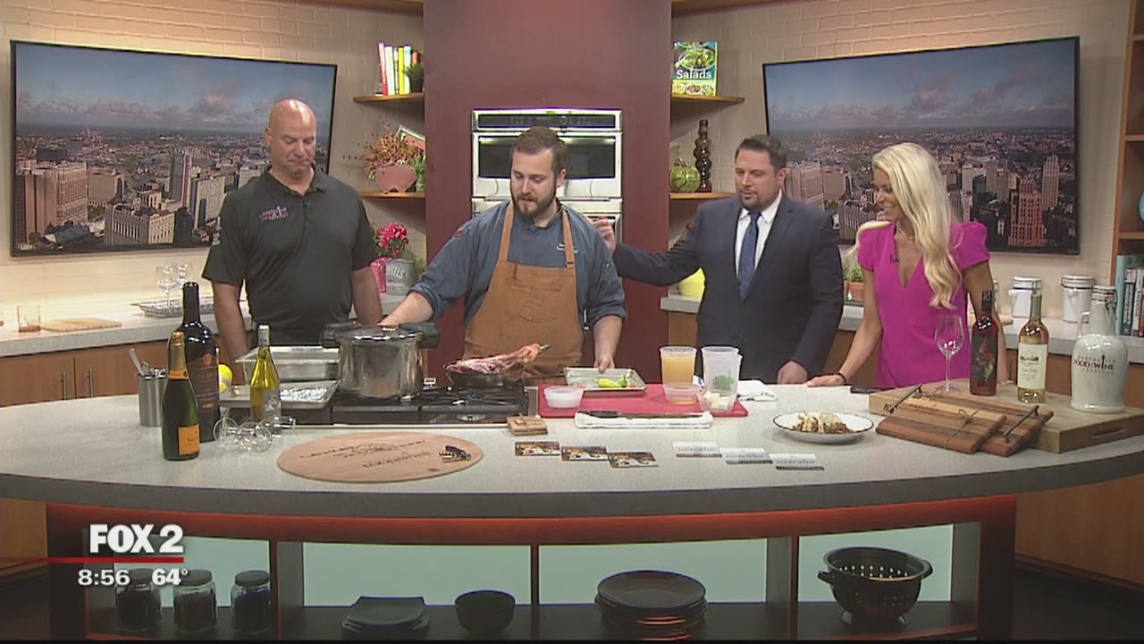 Cooking with Toasted Oak for Northville Food & Wine Festival